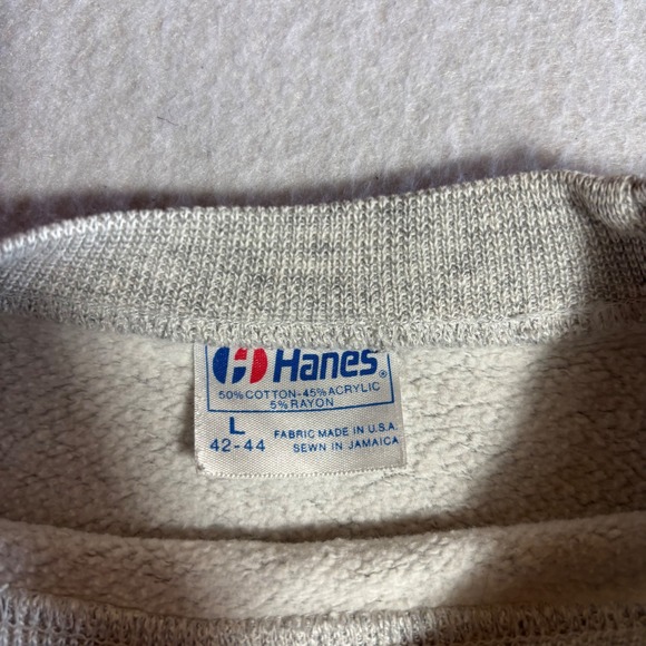 Vintage Hanes Skywalker Ranch Star Wars Sweatshirt Mens Large Gray Raglan USA - Picture 3 of 6